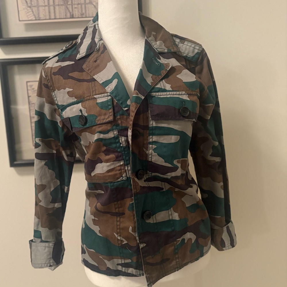 J.Crew Mercantile Camo Utility Jacket – Size S - Picture 2 of 4